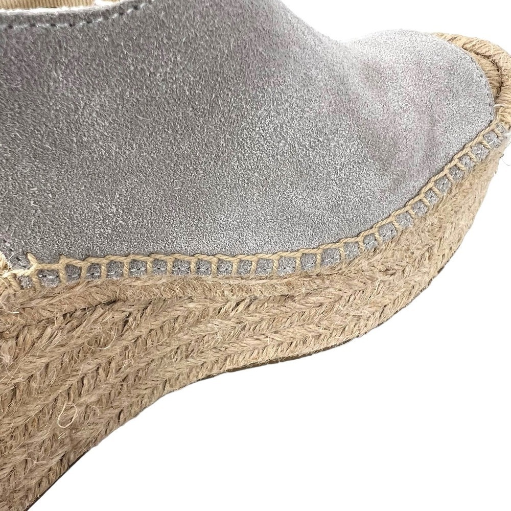 SOLUDOS Sevilla Espadrille Slingback Platform Sandal in Stone Size 10 - Picture 10 of 16